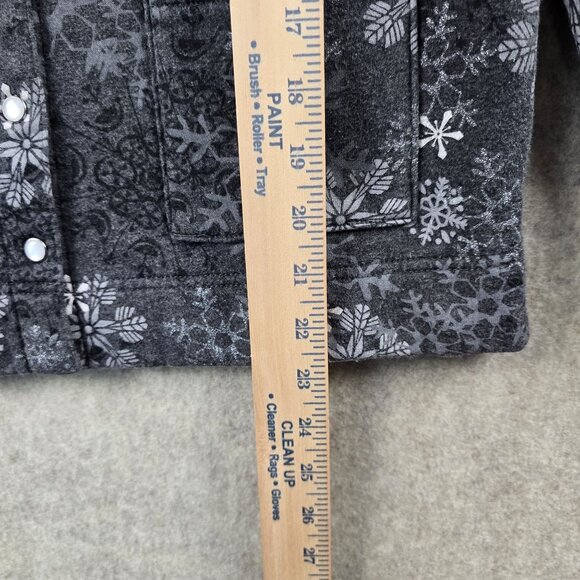 Covington Snowflake Print Womens Jacket S Cotton Blend - Picture 5 of 6